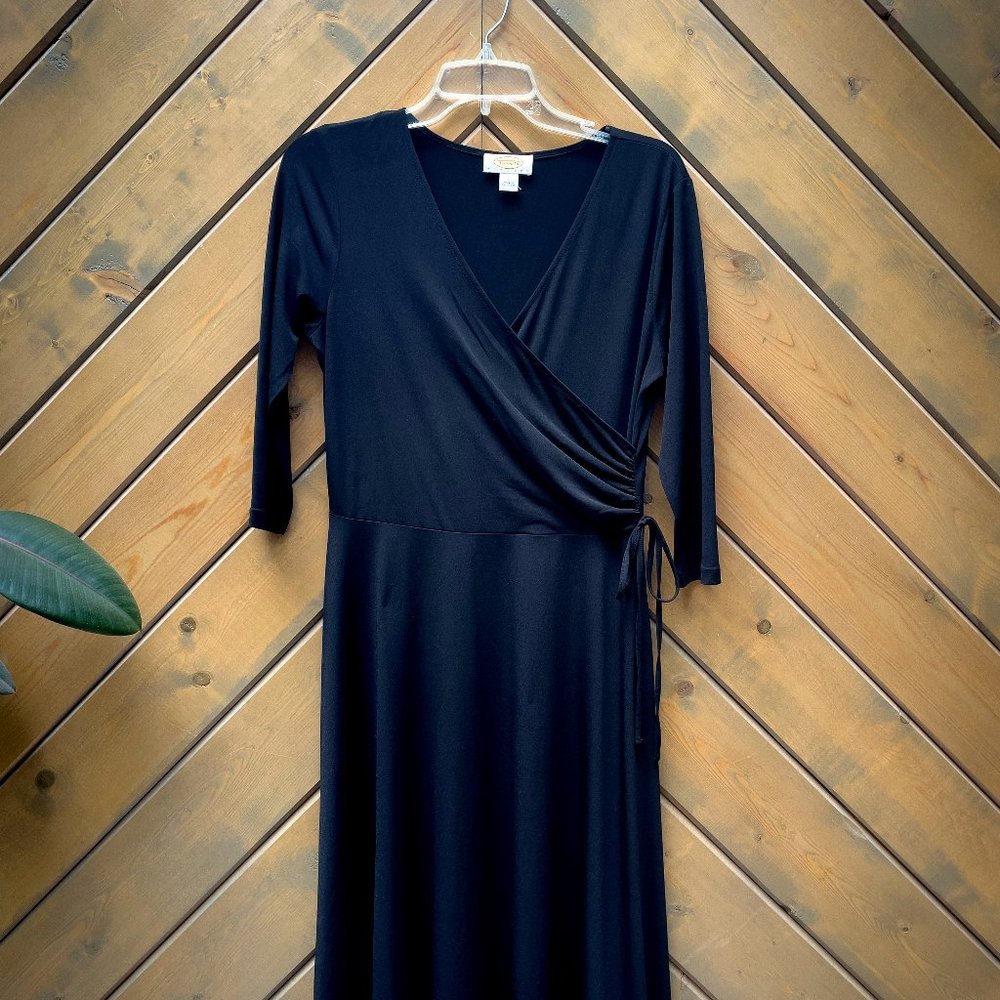Talbots jersey black dress - perfect LBD!!!